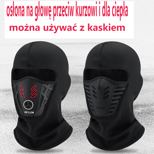 ☀️🔥 Maska pełnotwarzowa, odporna na zimno, do jazdy na nartach i jazdy konnej, zimowa, wiatroszczelna i ciepła, unisex--3811248