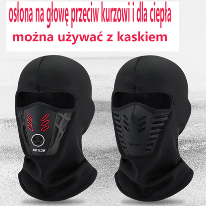 ☀️🔥 Maska pełnotwarzowa, odporna na zimno, do jazdy na nartach i jazdy konnej, zimowa, wiatroszczelna i ciepła, unisex--3811248