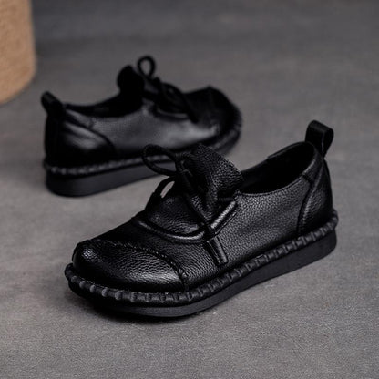💖👍【35-40】Nowe letnie buty damskie z wierzchniej warstwy skóry bydlęcej szyte ręcznie z miękkiej skóry -