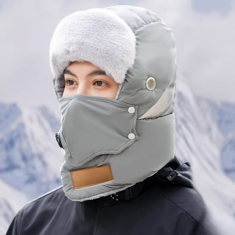 ⛄⛷【50% zniżki】Ochronna czapka z uszami, wiatroszczelna i ciepła 3792846