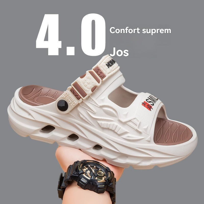 👟[38-45]Sandały plażowe z grubą podeszwą, antypoślizgowe, na lato 2025