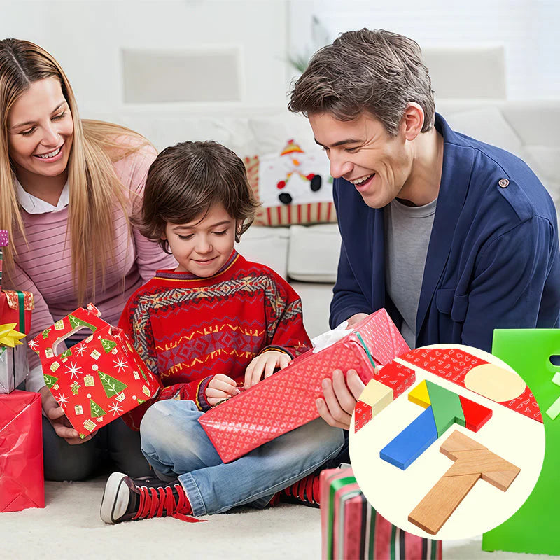 💕🎭Wielofunkcyjna zabawka tangram w kształcie litery T