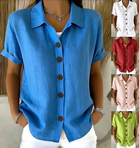 🌸【S-3XL】Ženski proljetni kardigan kratkih rukava s gumbima --Plaćanje pouzećem✅