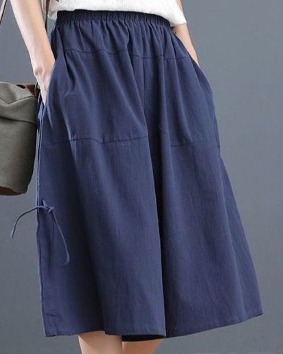 💥👖[S-5XL] [Gorąca wyprzedaż] 💖2025 Nowe modne letnie spodnie z bawełny i lnu z szerokimi nogawkami Proste spodnie Casualowe spodnie damskie