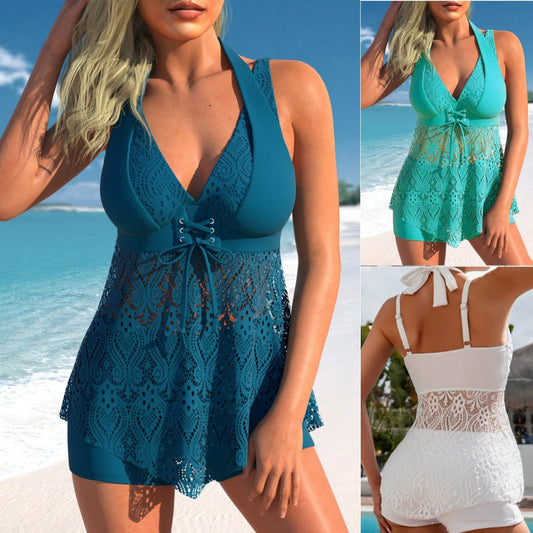💥【50% zniżki】🩱🌴Nowy letni koronkowy kostium kąpielowy 2024--3658442