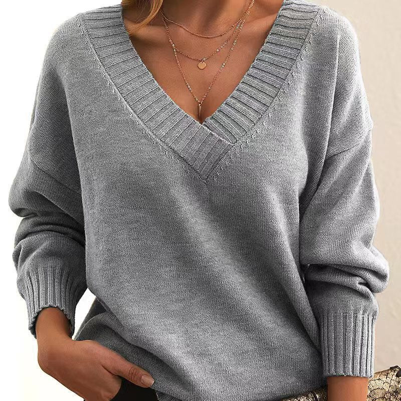 🔥42% zniżki na czas ograniczony🔥[S-3XL] Nowa kolekcja zimowa 2024, stylowy retro damski sweter V-neck, ciepły i casualowy.3836528