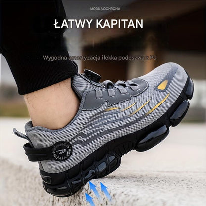 🥾Wyprzedaż wiosenna 42% zniżki🔥Obuwie robocze Knauf, odpowiednie do codziennego użytku, odporne na uderzenia i przebicia, ze stalowym noskiem, wygodne buty robocze, antypoślizgowe-