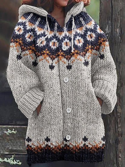 🥰Nowa, komfortowa, retro sweter rozpinany 3809049