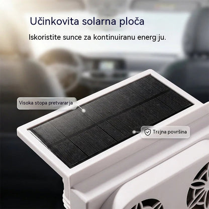 50% POPUSTA 🌀 Ventilator za automobil na solarni pogon
