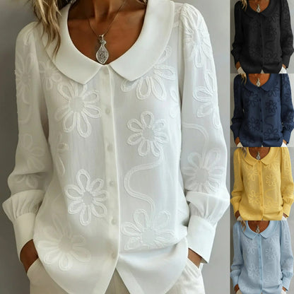 👚 Francuska retro koszula z haftem 2026