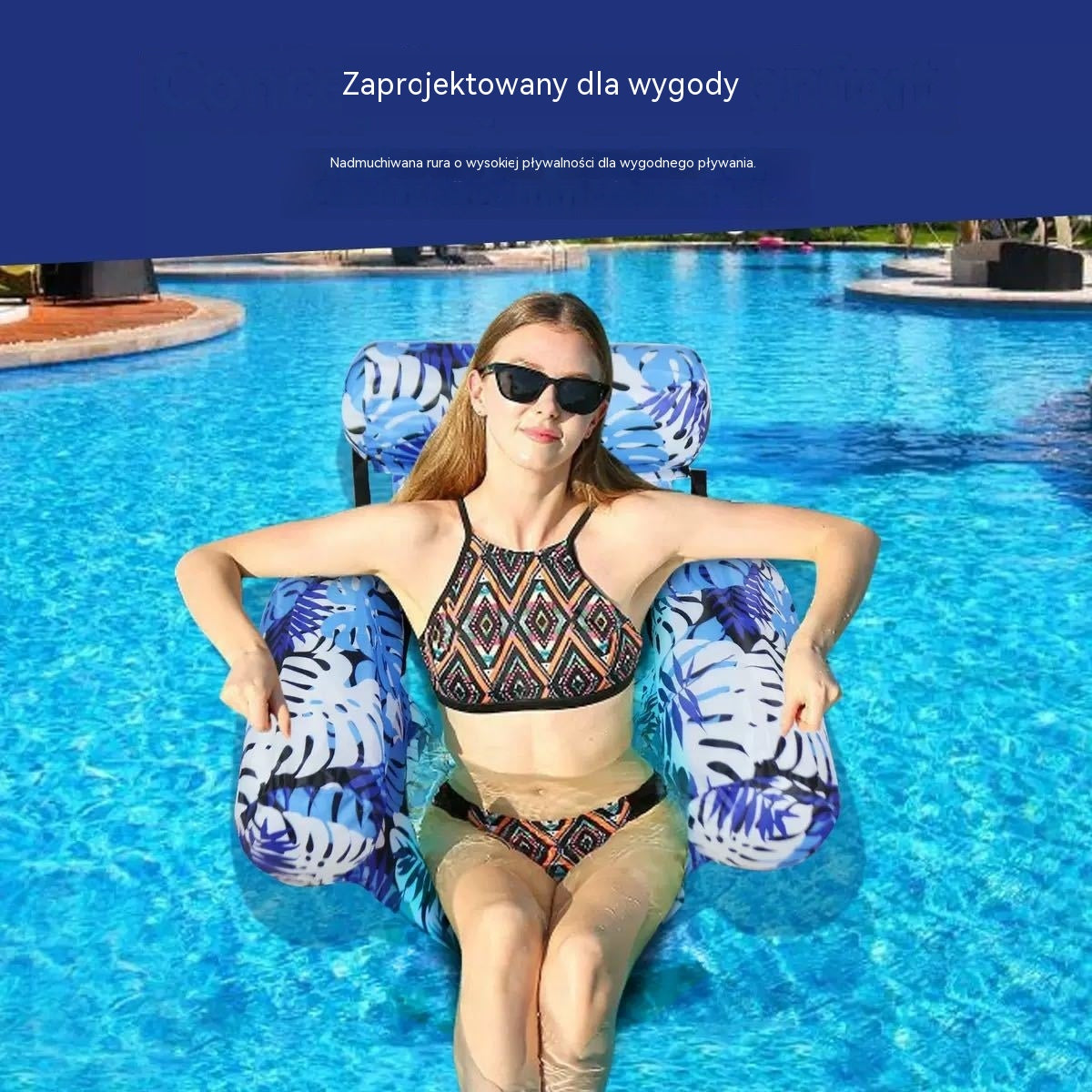 🏖️Letnia zniżka🌼Dmuchane leżaki basenowe