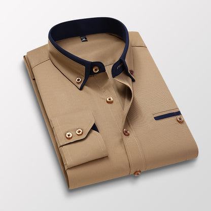 🎉【M-5XL】🔥👔 Letnia nowość, oddychająca męska koszula biznesowa w stylu casual