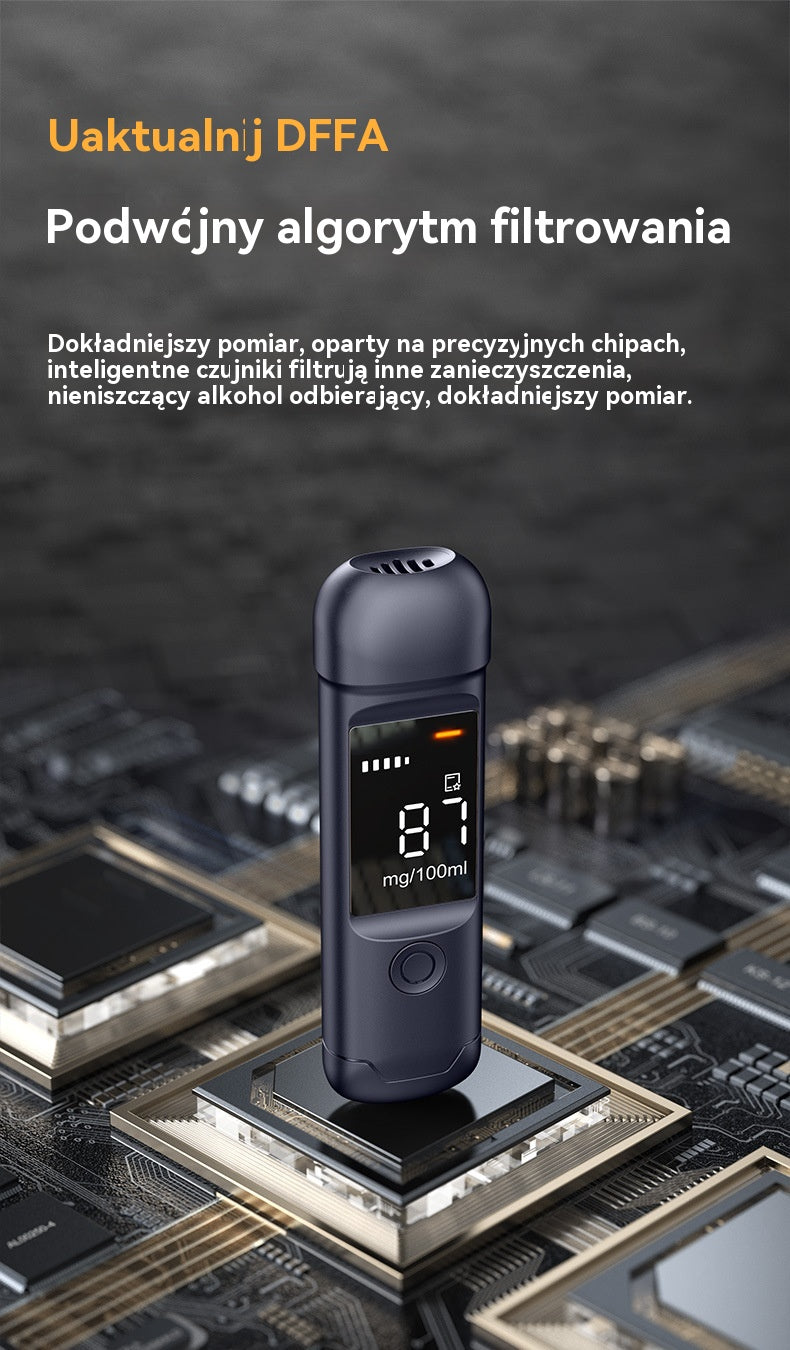 【Kup 1, a 1 dostaniesz gratis】🍷 Przenośny, dokładny tester alkoholu – sprawdź się przed prowadzeniem pojazdu
