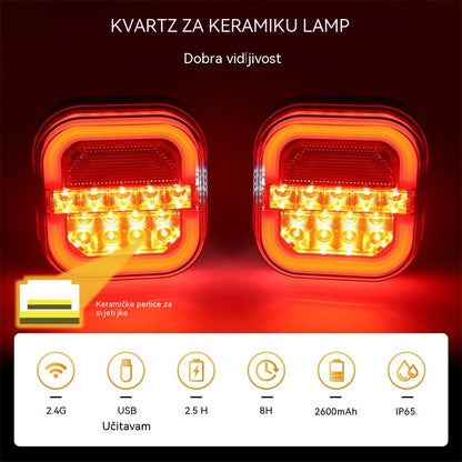 ⏰ Akcija traje ograničeno vrijeme 🚦【Univerzalna 12V/24V】🚦 LED svjetla za automobilsku prikolicu — plaćanje pouzećem dostupno