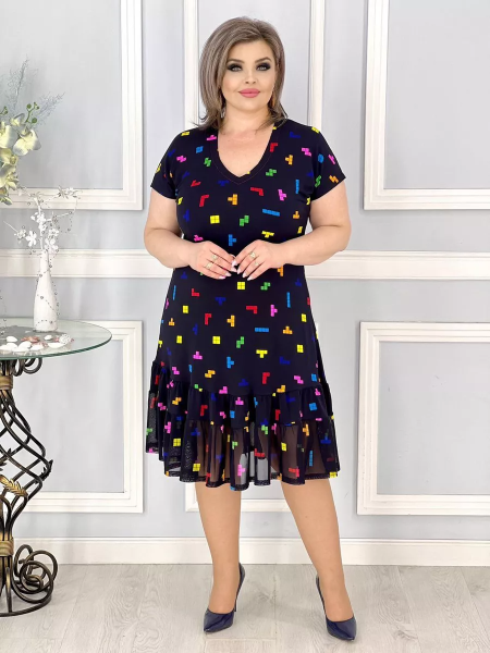 🌈【S-5XL】👗2024 Nowa, oddychająca spódnica z kwiatowym nadrukiem--3682675