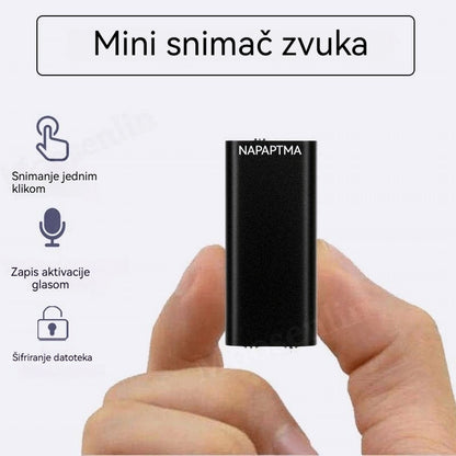 Mini pametni glasovno aktivirani diktafon