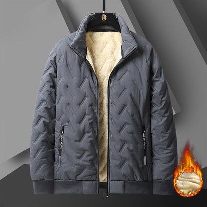 【L-7XL】 Męski płaszcz termiczny z owczej wełny 3777523