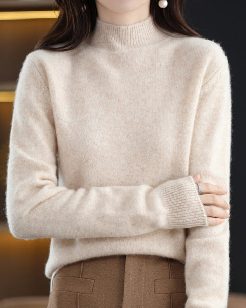 🔥 【Kup jeden, drugi dostaniesz gratis】 Sweter z golfem to obowiązkowy element Twojej zimowej garderoby--3769814