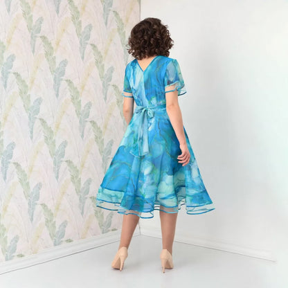 【S-5XL】2024 nowa, modna szyfonowa sukienka z nadrukiem_3612336