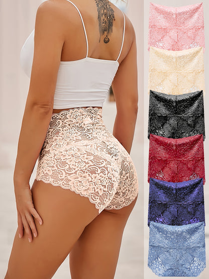 🔥Promocja ograniczona czasowo🔥【6 sztuk】Seksowne figi z wysokim stanem