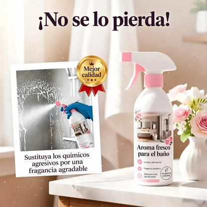 🚿✨ ¡50 % de descuento! Spray de limpieza multiusos para el baño: disuelve rápidamente la cal y los restos de jabón. 🧼💨