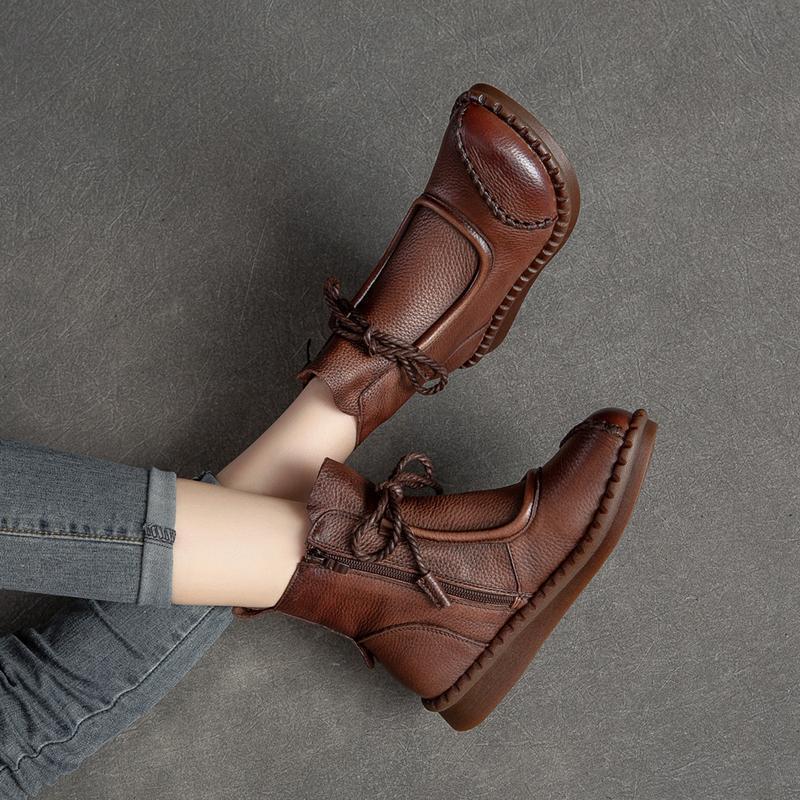 🔥Promocja 45% off 👢【35-40】Wczesnojesienne damskie retro wygodne buty ze skóry 2025