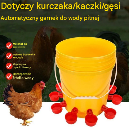 🦆🐔 【Kup 1, otrzymasz 10 gratis】【10 sztuk】Automatyczna miska do pojenia drobiu