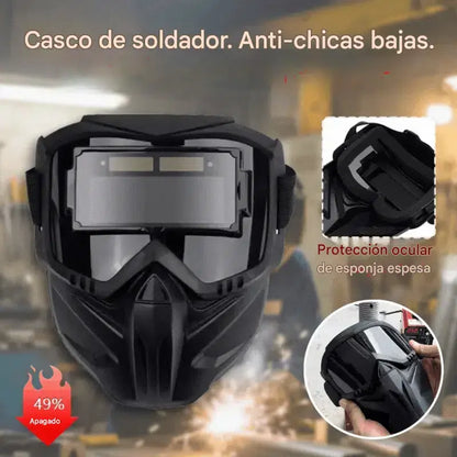 🔥⚡Careta de soldar con oscurecimiento automático para protección ocular