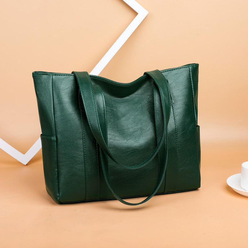 Limitovaná zľava 43 % 👜 Nová módna dámska kabelka z mäkkej kože cez rameno✨ Casual s veľkou kapacitou✨