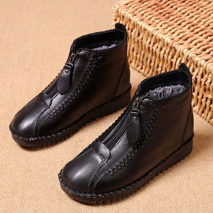 🔥【Časovo obmedzený výpredaj】🔥【35-42】Jesenné a zimné dámske čižmy s mäkkou podrážkou, zipsom, módne a pohodlné