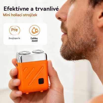 🔈🔈55% zľava 🏆 Mini elektrický holiaci strojček pre mužov ⚡ Perfektné holenie!