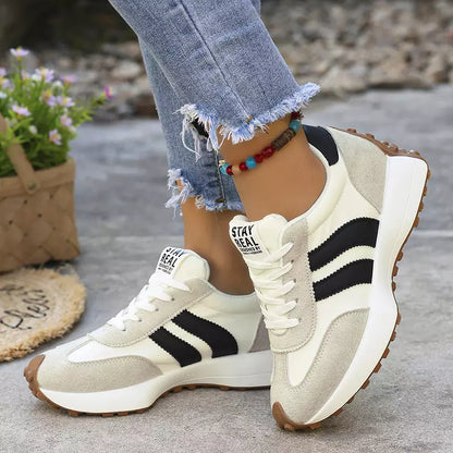 👟✨ Buty sportowe na platformie – styl retro, komfortowe chodzenie i maksymalna oddychalność przez cały dzień!