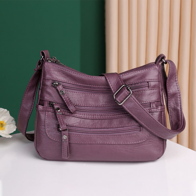 🔥【Oferta ograniczona czasowo】Stylowa torba na ramię wykonana z miękkiej skóry o dużej pojemności