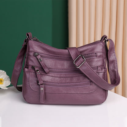 🔥【Oferta ograniczona czasowo】Stylowa torba na ramię wykonana z miękkiej skóry o dużej pojemności