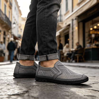 【⚡Veliko sniženje! −37 €】Moderne prozračne muške mrežaste cipele丨Slip-on丨Lagane i protuklizne
