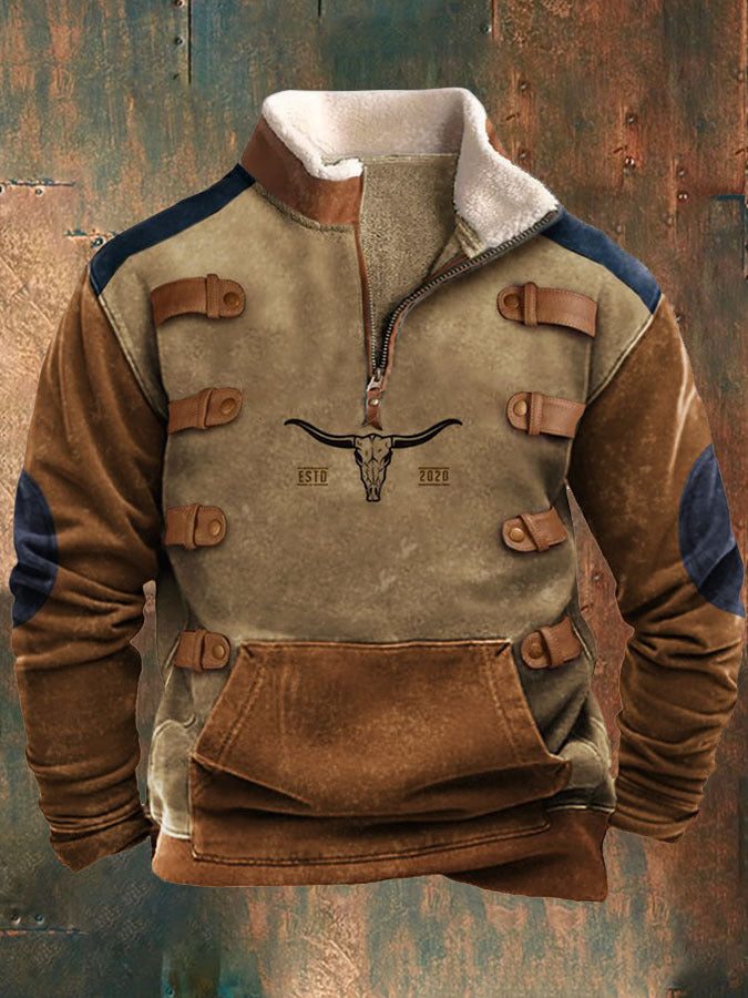 👕【35% ZNIŻKI】【S-4XL】Modny męski sweter z długim rękawem i nadrukiem 3D na jesień i zimę 2025