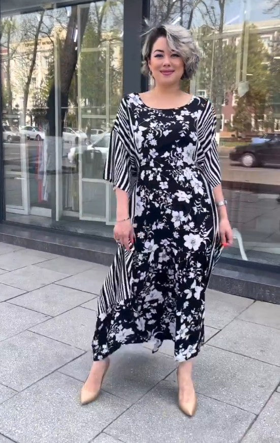 Super niskie ceny na koniec miesiąca💥Nowa sukienka letnia 2025 z kwiatowym wzorem✅Elegancka i urocza✅Miękki materiał