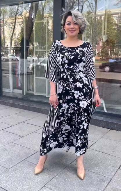 Super niskie ceny na koniec miesiąca💥Nowa sukienka letnia 2025 z kwiatowym wzorem✅Elegancka i urocza✅Miękki materiał