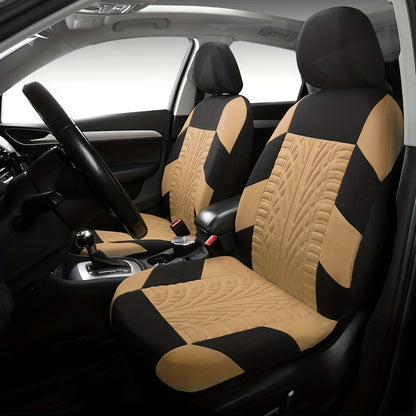 🚗🚗【Oferta limitowana】Modny, uniwersalny zestaw pokrowców na siedzenia samochodowe z miękkiej skóry 2025