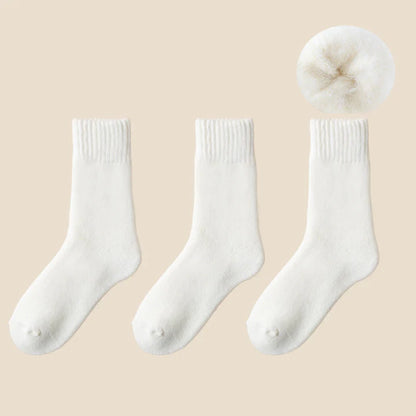 🔥【6 pari vunenih čarapa】🧦Tople vunene čarape, ekstra debele i tople, dobra elastičnost