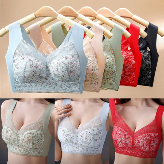 🔥【Купи 3, вземи 3 безплатно】💕🎁Сутиен от ледена коприна, ултратънък, дишащ, регулируем [40 кг-100 кг]