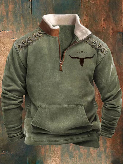 👕【35% POPUSTA】【S-4XL】2025 Jesensko-zimski muški moderan topao džemper s dugim rukavima i 3D printom