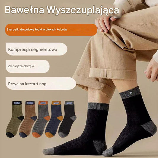 【20 par】Męskie skarpety antyzapachowe, ciepłe i pochłaniające pot