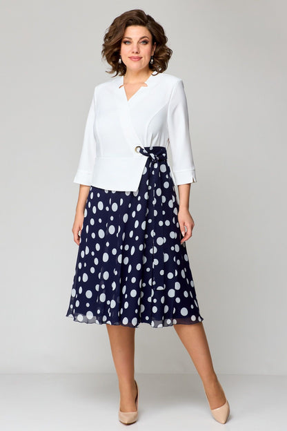 👗💖Vremenski ograničena promocija😍【S-4XL】✨Nova proljetno/ljetna dvodijelna asimetrična haljina za 2026. godinu, V-izrez s kratkim rukavima.