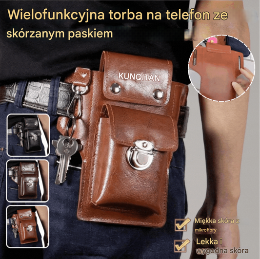 👜 Skórzana torba multifunkcyjna dla mężczyzn