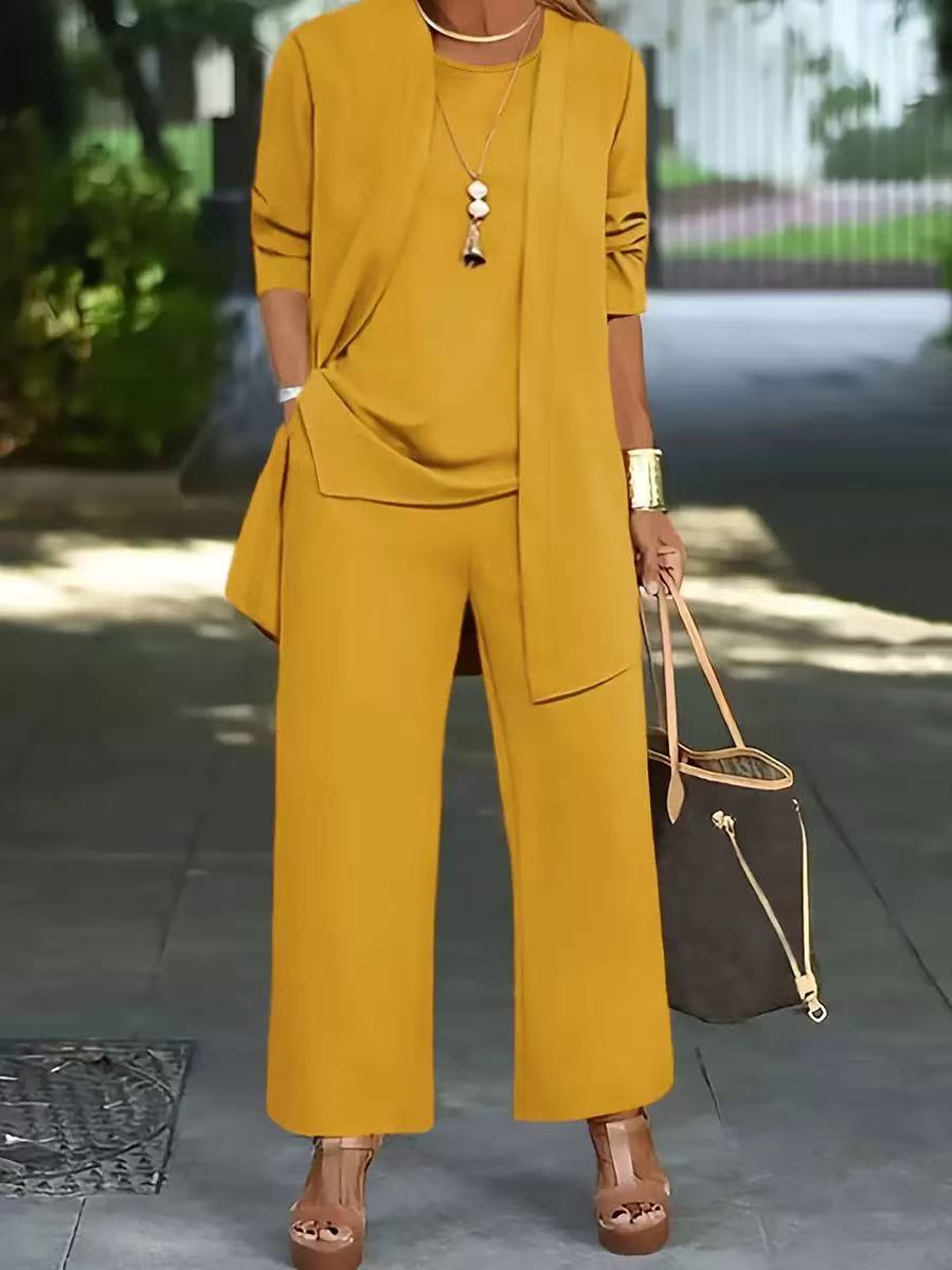 🧥【S-5XL】Elegantni ženski set od tri dijela širokog kroja🍂
