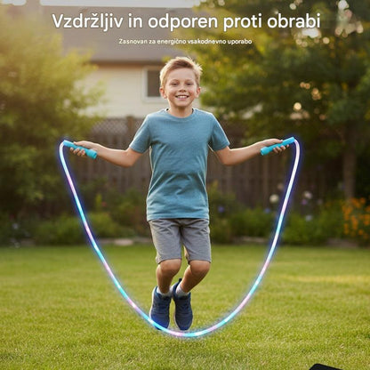 🏃【Kupite 1, dobite 1 gratis】🌈 LED svetleča kolebnica za otroke
