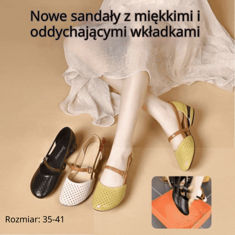 🔥👍【Rozmiary 35-41】 Eleganckie i wygodne codzienne sandały z miękką podeszwą