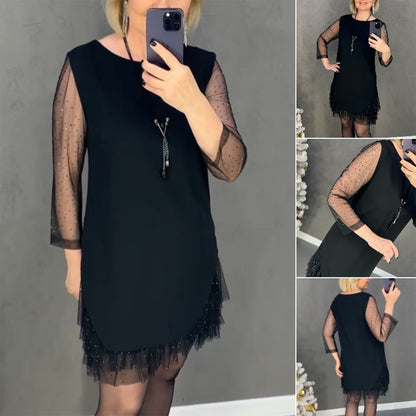 [50% zniżki] 😍💖 [Rozmiary 5XL] Nowa sukienka koronkowa na wiosnę 2026 r., klasyczny krój, elegancka i prosta