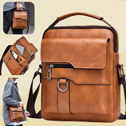 🔥【Kupte 1 a získejte 1 zdarma】👜 Pánská ležérní módní kožená taška z hovězí kůže